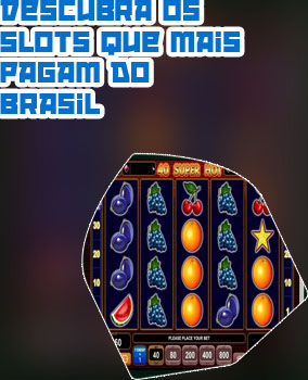 Qual melhor jogo de slots para ganhar dinheiro
